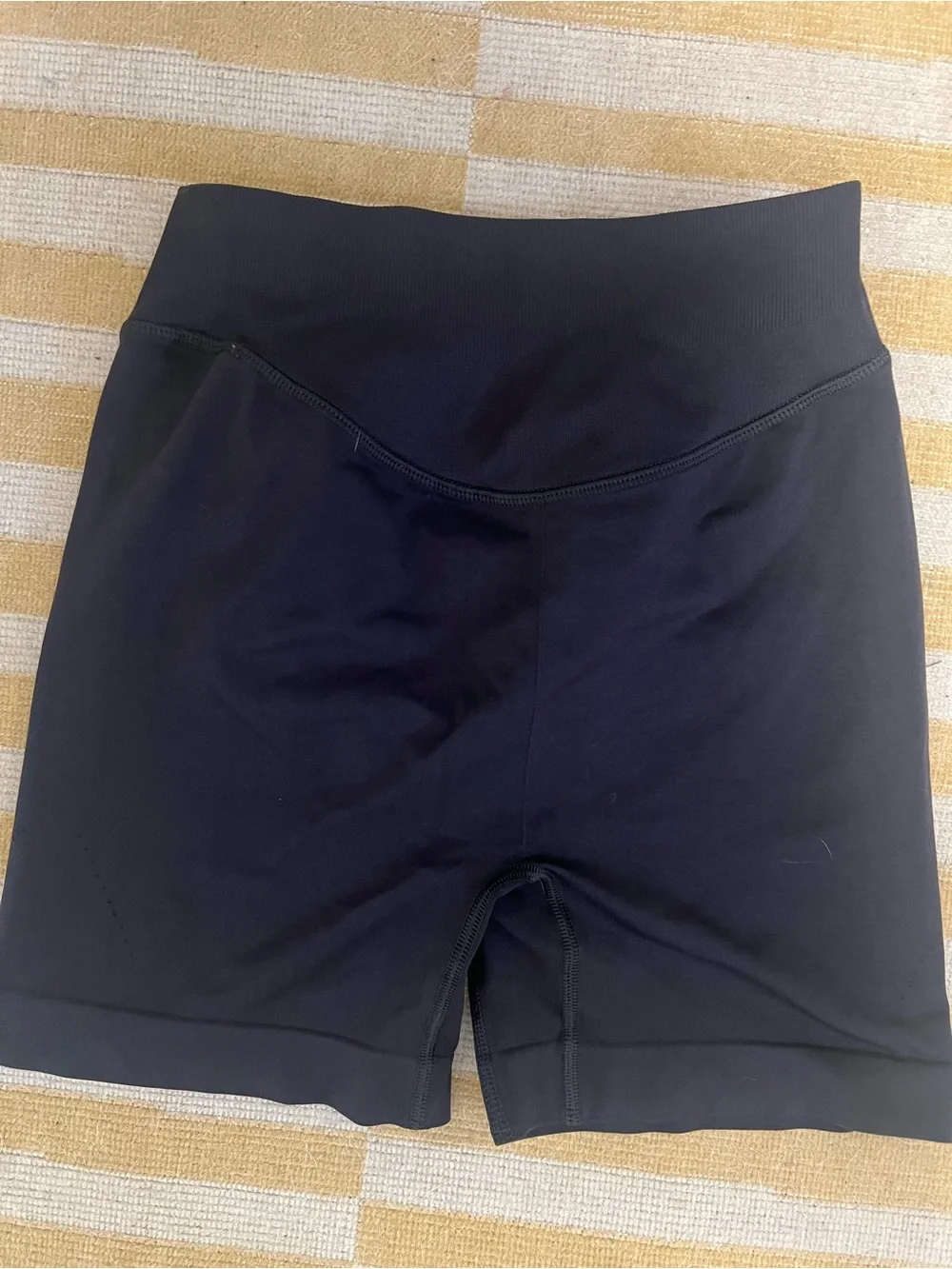 Gymshark Black High-Waist Seamless Bike Shorts